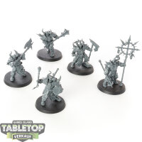 Slaves to Darkness - 5x Chaos Chosen - unbemalt