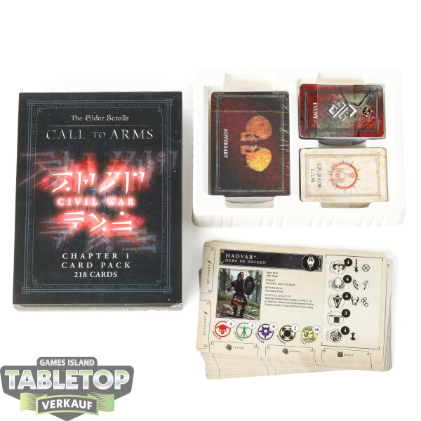 Miniaturen - The Elder Scrolls: Call to Arms - Chapter One Card Pack - Civil War - Sonstiges