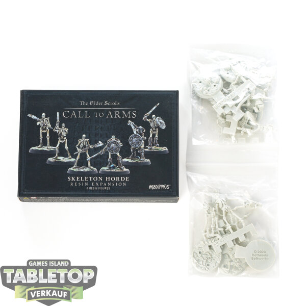 Miniaturen - The Elder Scrolls: Call to Arms - Skeleton Horde Resin Expansion - im Gussrahmen