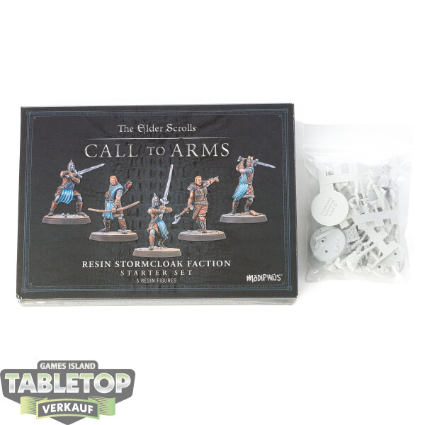Miniaturen - The Elder Scrolls: Call to Arms - Stormcloak Resin Faction Starter Set (EN) - im Gussrahmen