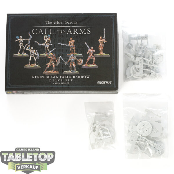 Miniaturen - The Elder Scrolls: Call to Arms - The Bleak Falls Barrow Delve Starter Set - im Gussrahmen