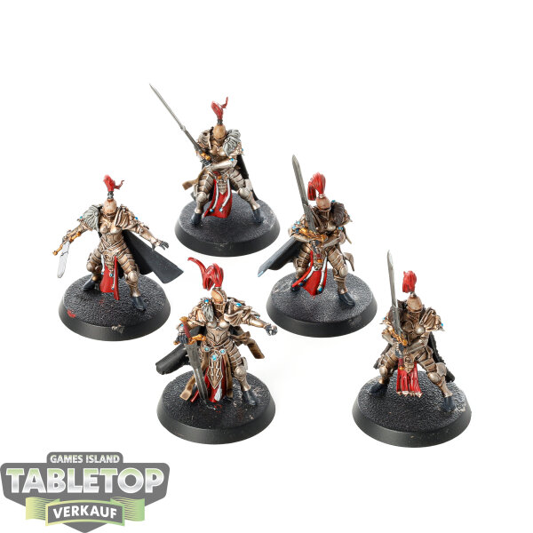 Adeptus Custodes - 5 Vigilator Squad - bemalt