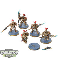 Adeptus Custodes - 5 Custodian Guard - bemalt