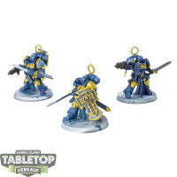 Ultramarines - 3 Bladeguard Veteran Squad - teilweise bemalt