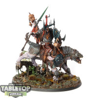 Orruk Warclans - Killaboss on Great Gnashtoof - bemalt