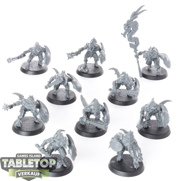 Seraphon - 10x Saurus Warriors - unbemalt