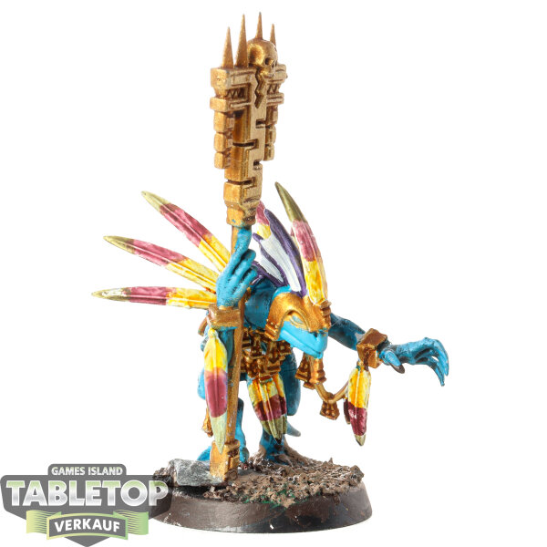 Seraphon - Skink Starpriest - bemalt