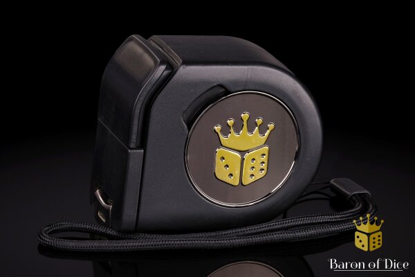 Baron of Dice - Wargaming Tape Measure | Barons Coin Compatible - Baron