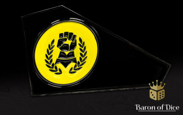 Baron of Dice – 3" Metal Wargaming Movement Gauge | Coin Compatible - Almighty Hands