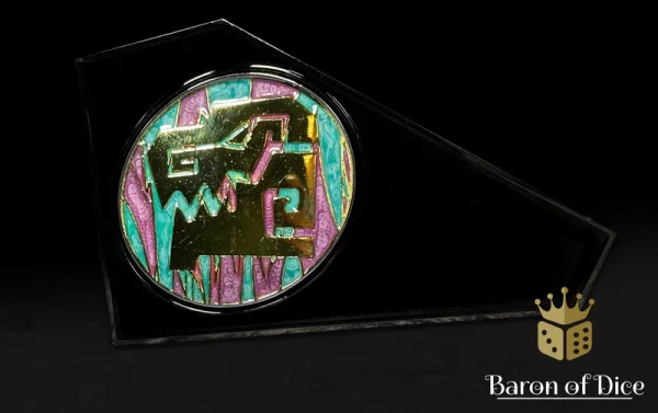 Baron of Dice – 3" Metal Wargaming Movement Gauge | Coin Compatible - Aztec Gators