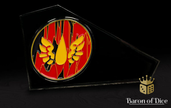 Baron of Dice – 3" Metal Wargaming Movement Gauge | Coin Compatible - Blood Curse