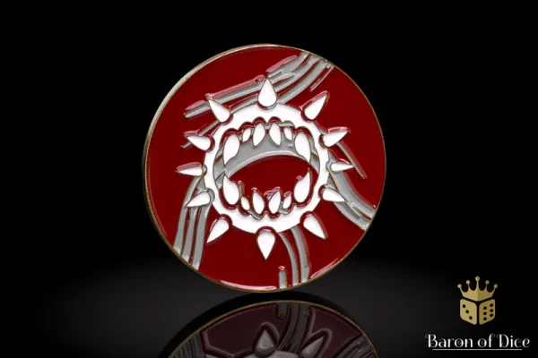 Baron of Dice – 3" Metal Wargaming Movement Gauge | Coin Compatible - Carnage