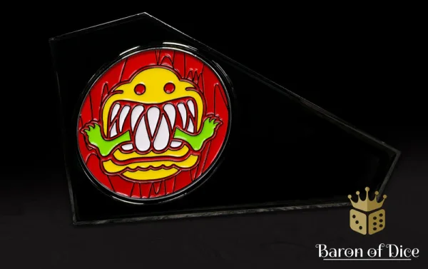 Baron of Dice – 3" Metal Wargaming Movement Gauge | Coin Compatible - Cave Monster