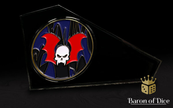 Baron of Dice – 3" Metal Wargaming Movement Gauge | Coin Compatible - Claws of Midnight