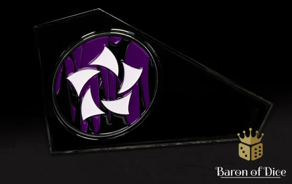 Baron of Dice – 3" Metal Wargaming Movement Gauge | Coin Compatible - Combined Army
