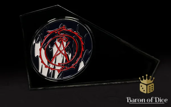 Baron of Dice – 3" Metal Wargaming Movement Gauge | Coin Compatible - Court of The Seven Serpents