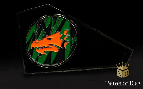 Baron of Dice – 3" Metal Wargaming Movement Gauge | Coin Compatible - Drake