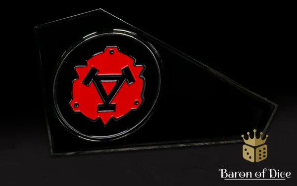 Baron of Dice – 3" Metal Wargaming Movement Gauge | Coin Compatible - Khador Winter Korps