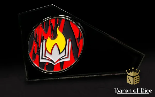 Baron of Dice – 3" Metal Wargaming Movement Gauge | Coin Compatible - Scorched Book