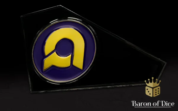 Baron of Dice – 3" Metal Wargaming Movement Gauge | Coin Compatible - Shavasti