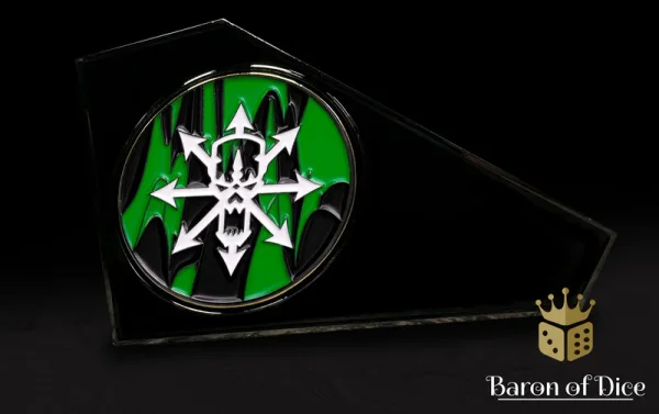 Baron of Dice – 3" Metal Wargaming Movement Gauge | Coin Compatible - Tainted Knights