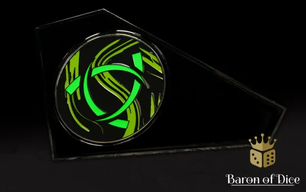Baron of Dice – 3" Metal Wargaming Movement Gauge | Coin Compatible - Warp Rune