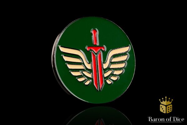 Baron of Dice - 40mm Objective Coin | Sword and Wings