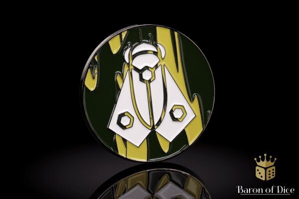 Baron of Dice - 40mm Missionsmarker Coin | Rot Fly