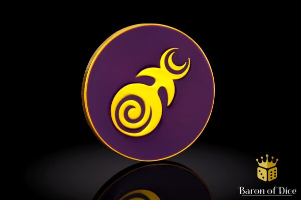 Baron of Dice - 40mm Missionsmarker Coin | Gluttony