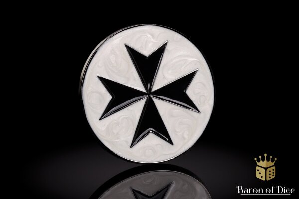 Baron of Dice - 40mm Missionsmarker Coin | Knights Templar