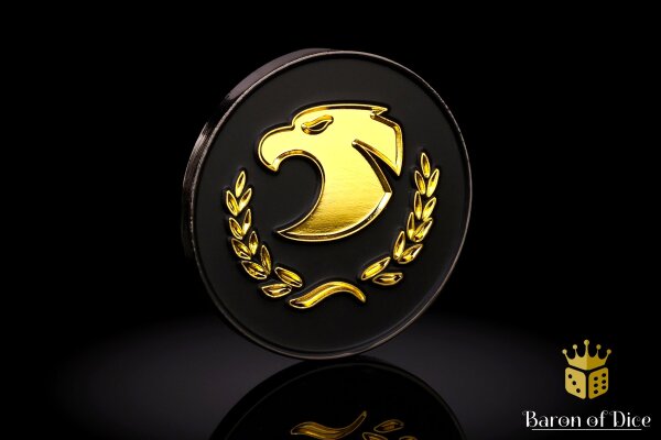 Baron of Dice - 40mm Missionsmarker Coin | Golden Eagle