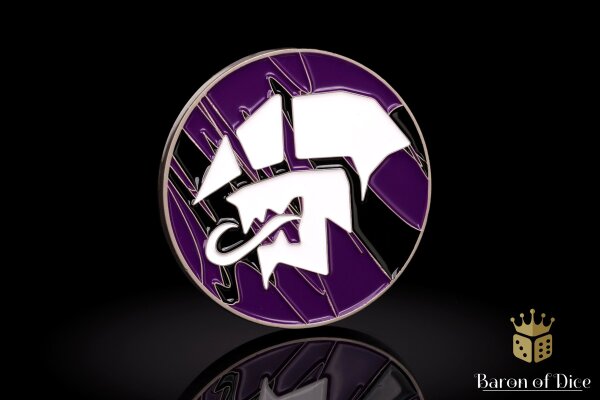 Baron of Dice - 40mm Objective Coin | Alien - Purple