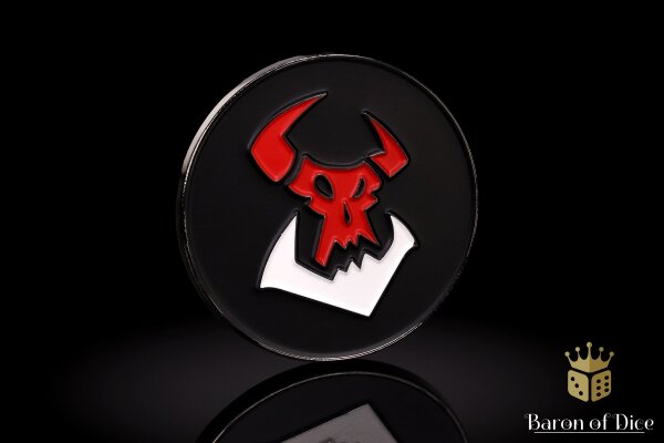 Baron of Dice - 40mm Missionsmarker Coin | Black Orc