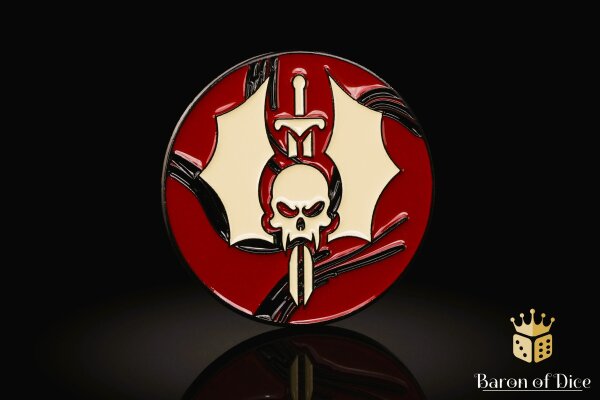 Baron of Dice - 40mm Missionsmarker Coin | Cursed Vampire