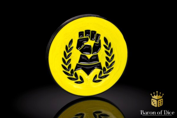 Baron of Dice - 40mm Objective Coin | Almighty Hands