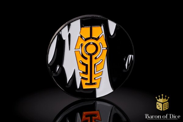 Baron of Dice - 40mm Missionsmarker Coin | Orange Coffin