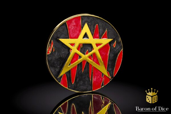 Baron of Dice - 40mm Missionsmarker Coin | Heretic Legion