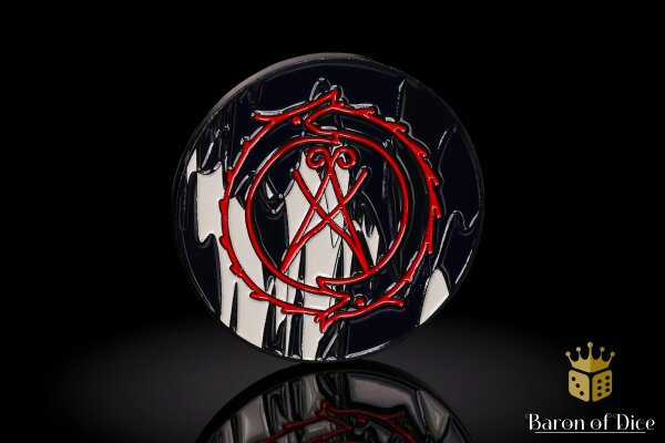 Baron of Dice - 40mm Missionsmarker Coin | Court of The Seven Serpents