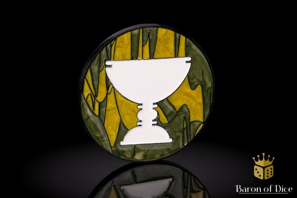 Baron of Dice - 40mm Missionsmarker Coin | Cult of the Black Grail