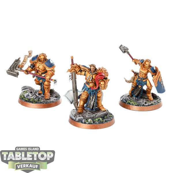 Stormcast Eternals - 3x Steelheart’s Champions - bemalt