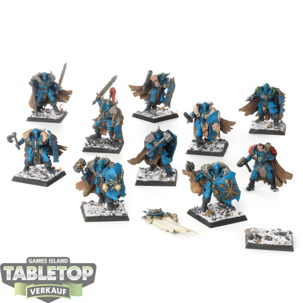 Slaves to Darkness - 10 Chaos Warriors - bemalt
