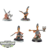 Fyreslayers - 4x The Chosen Axes - teilweise bemalt