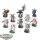 Chaos Space Marines - 10 Chaos Space Marines - teilweise bemalt