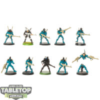 Aeldari - 10 Guardian Defenders - teilweise bemalt