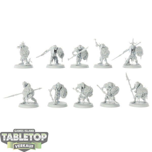 Orruk Warclans - 10 Gutrippaz - grundiert