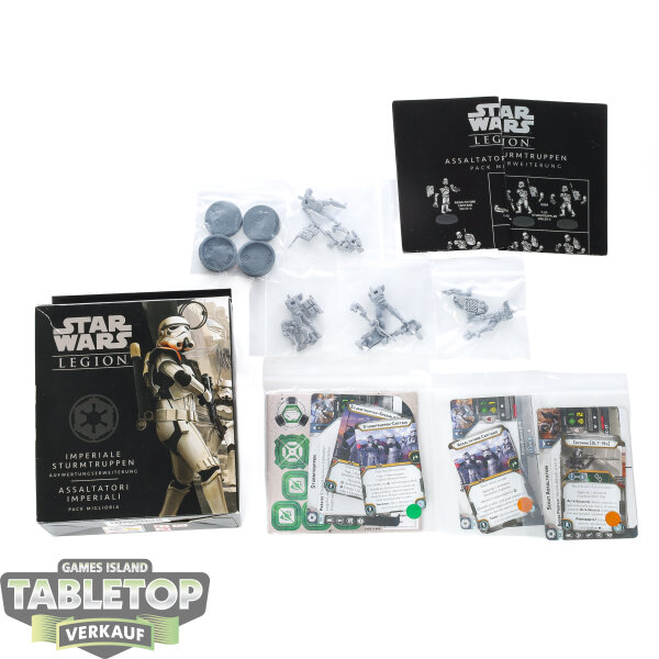 Galaktisches Imperium - 4x Stormtroopers Upgrade - im Gussrahmen