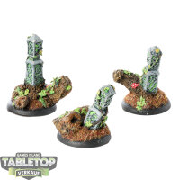 Circle Orboros - 3x Shifting Stones - bemalt