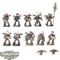 Chaos Space Marines - 10x Chaos Space Marines - bemalt