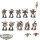 Chaos Space Marines - 10x Chaos Space Marines - bemalt