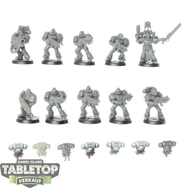 Dark Angels - 10x Tactical Squad klassisch - unbemalt